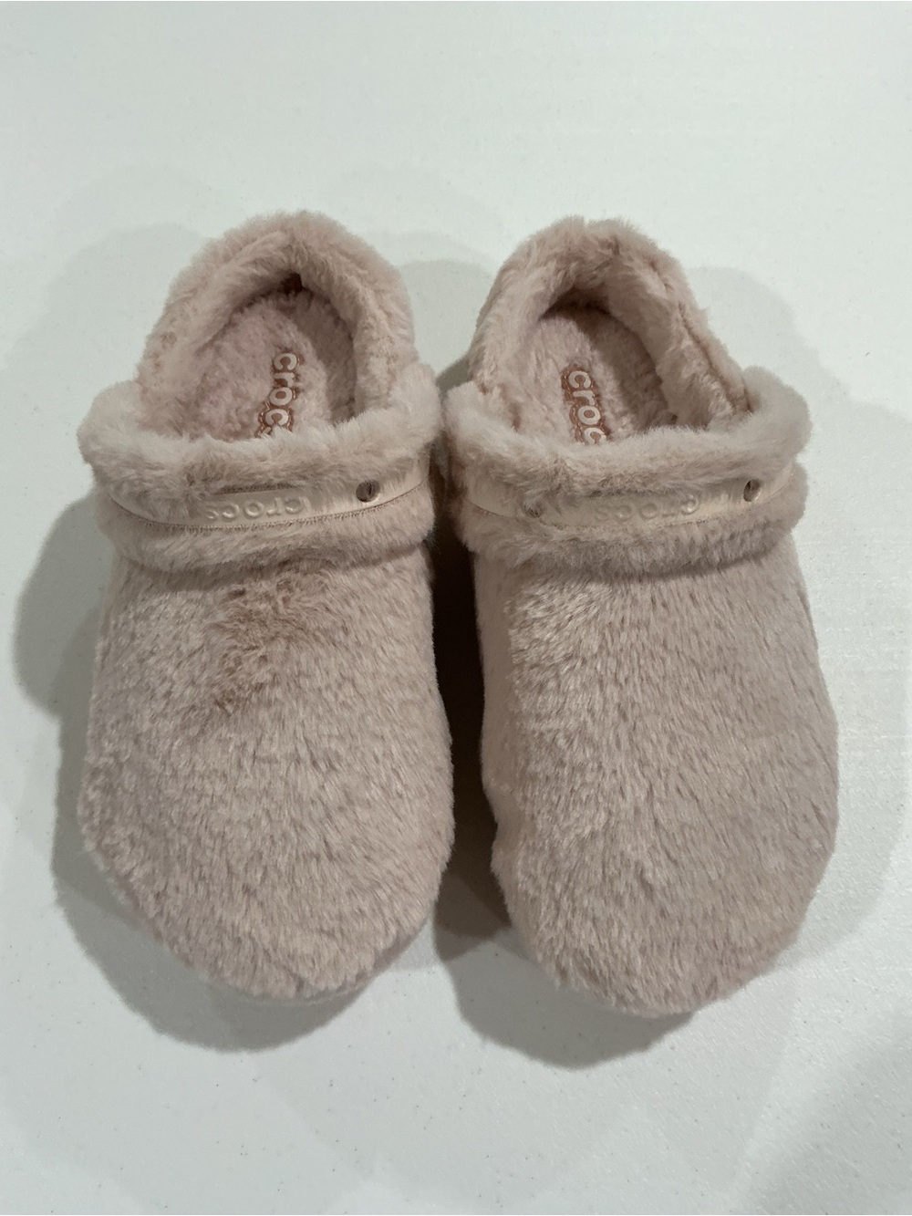 CROCS Kids Plush Clog - Light Blush